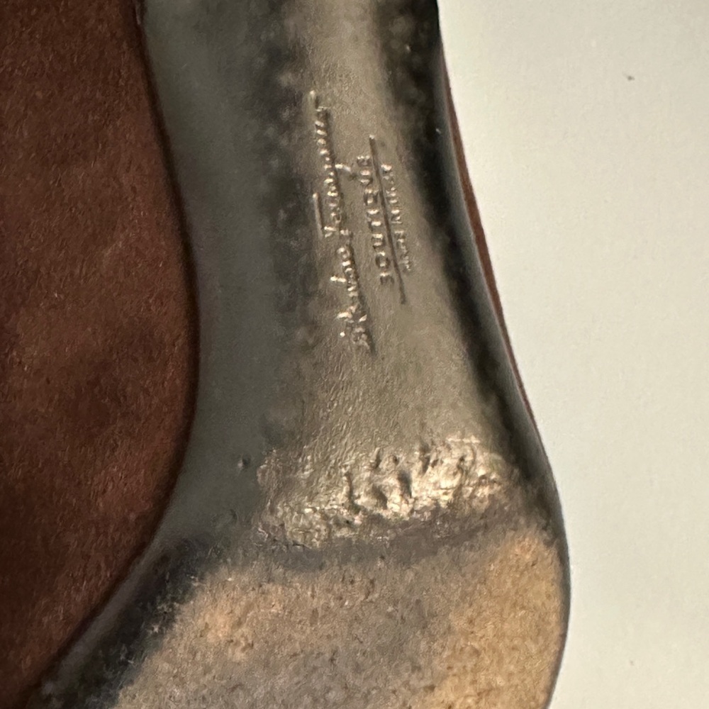 Salvatore Ferragamo Brown Loafers - Picture 6 of 13